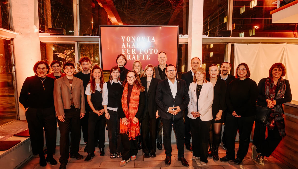 Gruppenfoto der Preisverleihung des Vonovia Awards für Fotografie